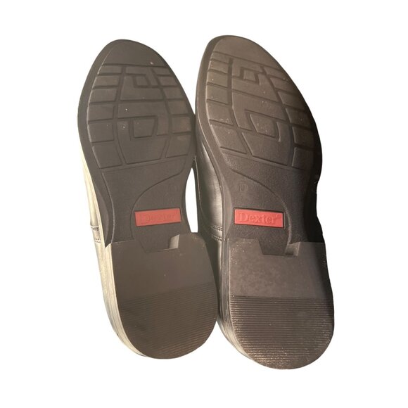 Dexter Mens Black Leather Oxford Shoes Size 10 Durable Sole C22 - Picture 6 of 6